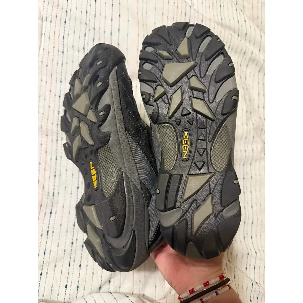 KEEN Womens Betty 200g Insulated Mid-Calf Snow Boot Fleece Lined Black Gray Sz 9